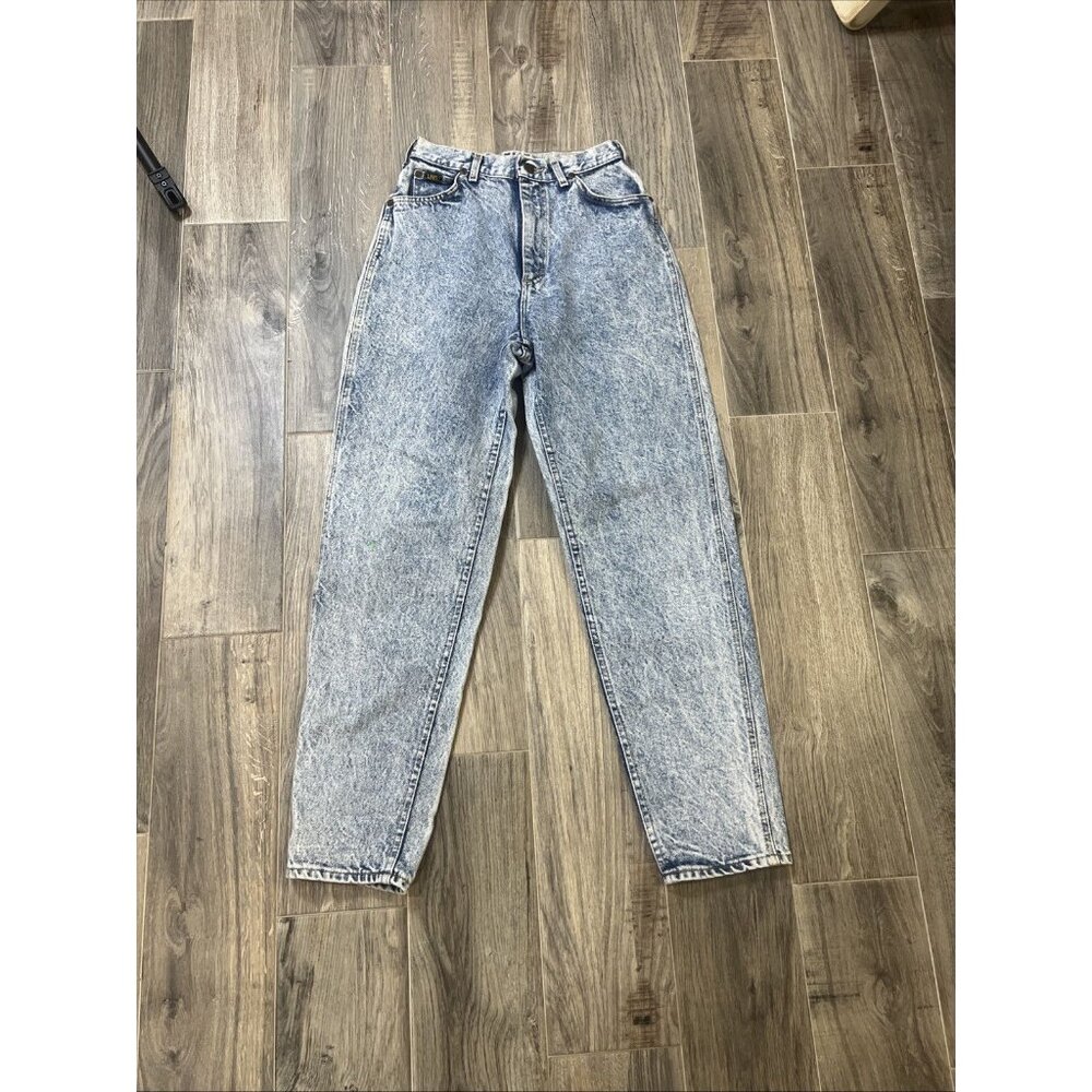 Vintage Women's Lee Jeans Tapered High Rise USA Made Size 9(27x30)